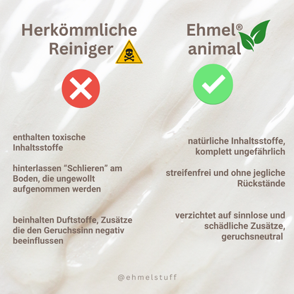 EhmelStuff Nachhaltige Umweltfreundliche Ökologische Chemiefreie Reinigungsmittel Animal  Benfit